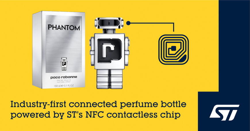 STMicroelectronics Enables Paco Rabanne to Fuse Sustainable Luxury and Advanced Contactless Technology in New Fragrance Launch